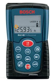 Bosch DLE 40 Laser Distance Measure 40M Range Metric