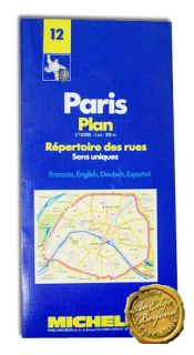 Paris Plan 12 Michelin Travel