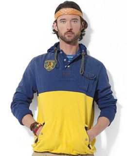 Polo Ralph Lauren Shirt, Rustic Utility Jersey Rugby with Hood