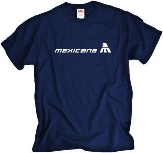 Mexicana Vintage Logo Mexican Airline T Shirt
