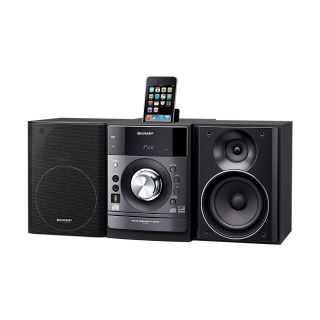Sharp XL DH259N 160W Micro Stereo System for Apple iPod  USB