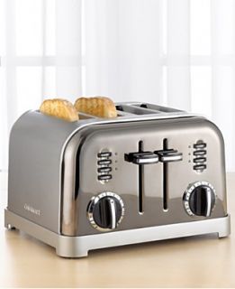 Cuisinart CPT 180BCH Toaster, 4 Slice Black Chrome