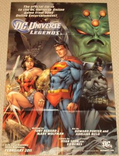 DC Universe Online Superman Batman Wonder Woman Poster