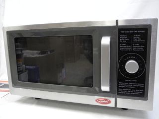 Stainless Dial Control 1000W Commerical Countertop Microwave