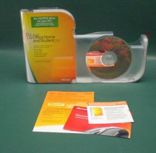 Microsoft Office Home and Student 2007 for 3 PC License with Product