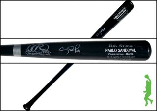 Pablo Sandoval Signed Auto 2012 World Series WS MVP Baseball Bat