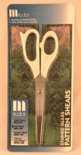 Mika Foil Pattern Shears Scissors for Stained Glass