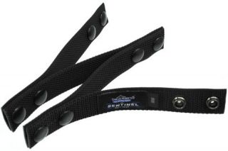 Uncle Mikes Le Black Nylon Web Duty Belt Keepers Set 89080 Belt