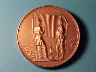 Millard Fillmore Huge Bronze Indian Peace Medal United States Mint 113