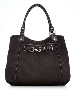 Calvin Klein Handbag, Hudson Jacquard Tote   Handbags & Accessories