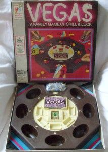 Vintage Vegas Board Game 1973 Milton Bradley Complete