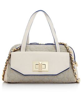 Juicy Couture Handbag, Molly Metallic Linen Satchel   Handbags