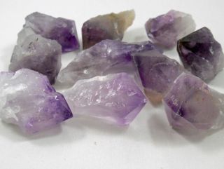 LG Amethyst Point Natural Crystal Stone Reiki Wicca Mineral Specimen