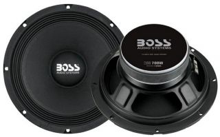 Boss PP10 8 10 700W Mid Bass Mid Range Car Speaker