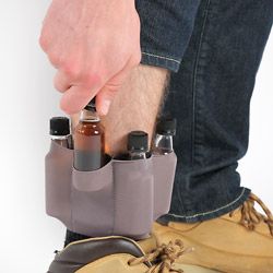 Bootlegger Mini Liquor Bottle Concealer Set   8 Pieces   Hidden Ankle