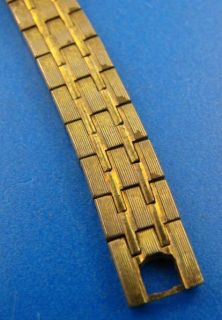 Jubilee 17 Jewel Mens Watch Band Gold Case Green Face