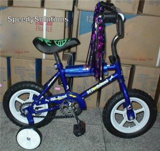 New Boys 12 Blue Kids First Bicycle Ride on Bike Training Wheels BL