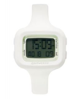 Watch, Unisex Digital Scoreboard White Silicone Strap 43mm VR002 105