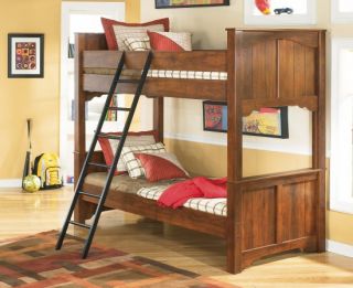Youth Bedroom Ashley Camp Huntington Twin Bunk Bed Set