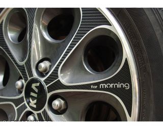 Picanto/Morning 14inches Carbon Wheels Mask Decal Sticker car Vehicle