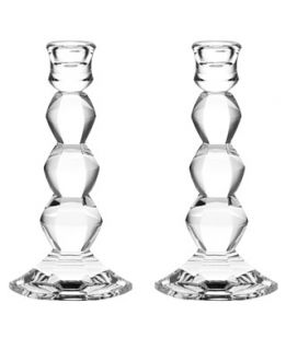 Vera Wang Wedgwood Candle Holders, Set of 2 Orient Candlesticks 7.5
