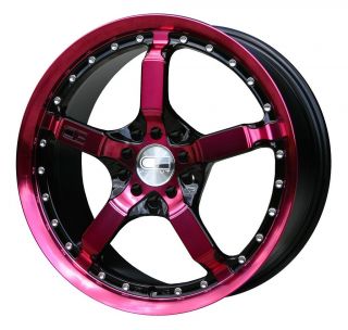 17 HD Tuning Cooldown Wheels Pink Rim Mustang Civic Caliber Fusion