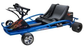 New Sale Razor Electric Blue Ground Force Drifter Go Kart 12 MPH