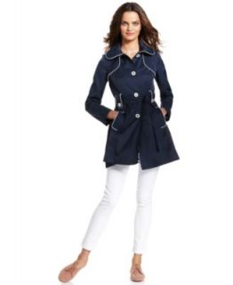 Jessica Simpson Coat, Hooded Cinched Waist Anorak   Womens Coats