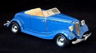 1934 Ford Roadster Motormax Diecast 1 24 Scale Blue
