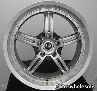 20x8 5 Hyperblack Wheels Rims Stern ST5 5x120