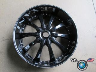 One Lexani LSS 10 26 Wheel Rim 5x4 75 5x120 Black