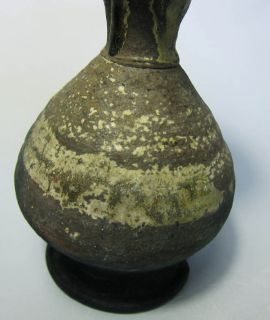 13th 14th Century Thai Brown Glaze Vase