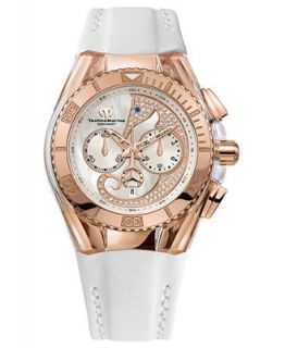 TechnoMarine Watch, Womens Swiss Chronograph Sea Horse Diamond (1/4