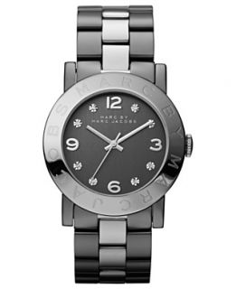 Marc by Marc Jacobs Watch, Womens Silver and Gunmetal Ion Plated