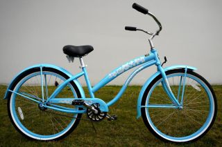 26 Lady Beach Cruiser Bike Bicycle in Single Speed by Greenline Color