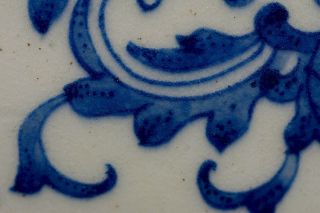 Large Chinese Qing Dynasty 18c Porcelain Blue and White Painting Vase