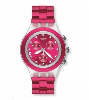Swatch Full Blooded Raspberry Unisex Watch SVCK4050AG