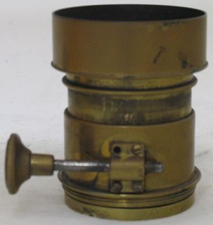 Antique Daguerreotype Wet Plate Petzval Type Brass Lens by Ross london