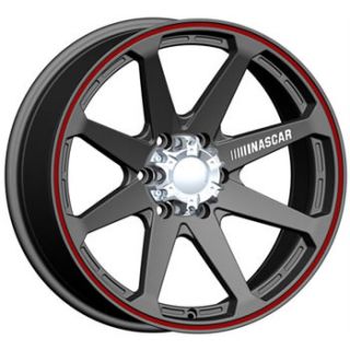 Daytona 8x6 5 Black Red Rims Wheels 2500 3500 Dodge Chevy Rims