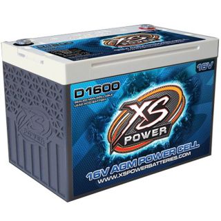 New XS Power AGM 16 Volt Lightweight Battery Deep Cycle 46 5 Lbs