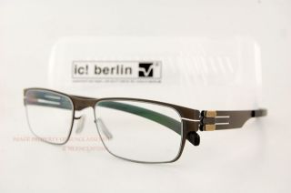 Brand New ic berlin Eyeglasses Frames Model rast Color graphite Men