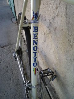 Vintage Benotto Engraved Road Bicycle Columbus Zeta Tubes Gipiemme