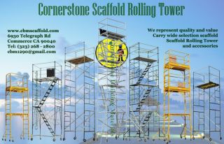 THIS IS BRAND NEW 5W x 7L x 274 DECK HIGH ROLLING SCAFFOLDING