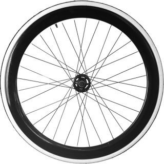 Fixie Single Speed Road Bike Track Wheel Wheelset SEALED Tyres Black