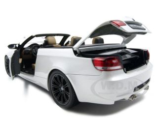 2010 2011 BMW M3 E93 Convertible White 1 18 Kyosho