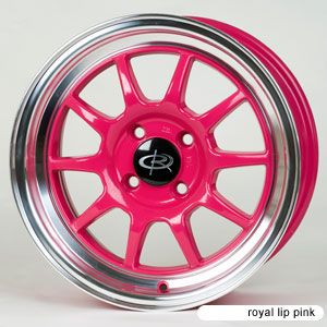 Rota GT3 16x7 4x100 ET40 67 1 Hub Pink Rims Wheels