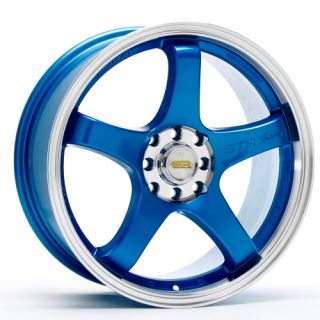 17 inch GTR 706BU Rims and Tires Integra Cobalt Neon CRX Civic Miata