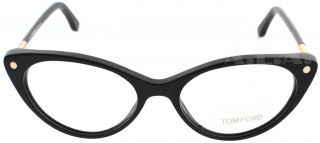 Tom Ford TF 5189 V Black 001 Womens Cat Eye Designer Eyeglasses