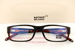 New Mont Blanc Eyeglasses Frames MB 210 581 Black