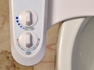 Bidet Toilet Attachment Ambient Water Dual Nozzle Non Electric BI1100